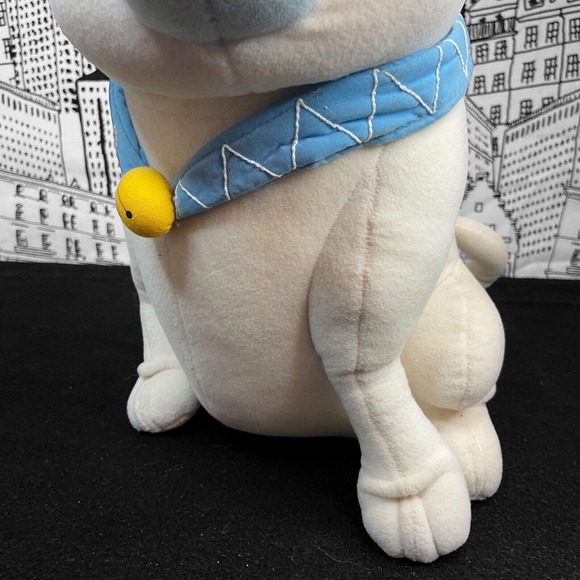 Vintage Disney Pocahontas PERCY The Pug Dog 12" Plush Stuffed Animal Toy White - Picture 4 of 16